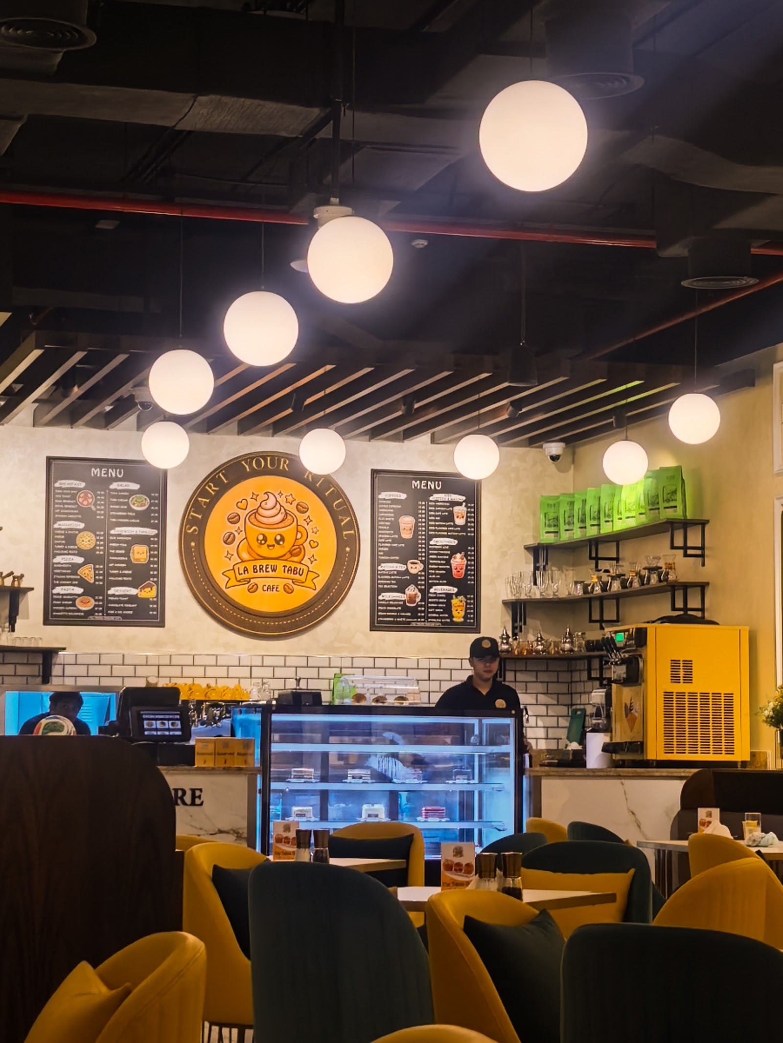 Inside La Brew Tabu Cafe